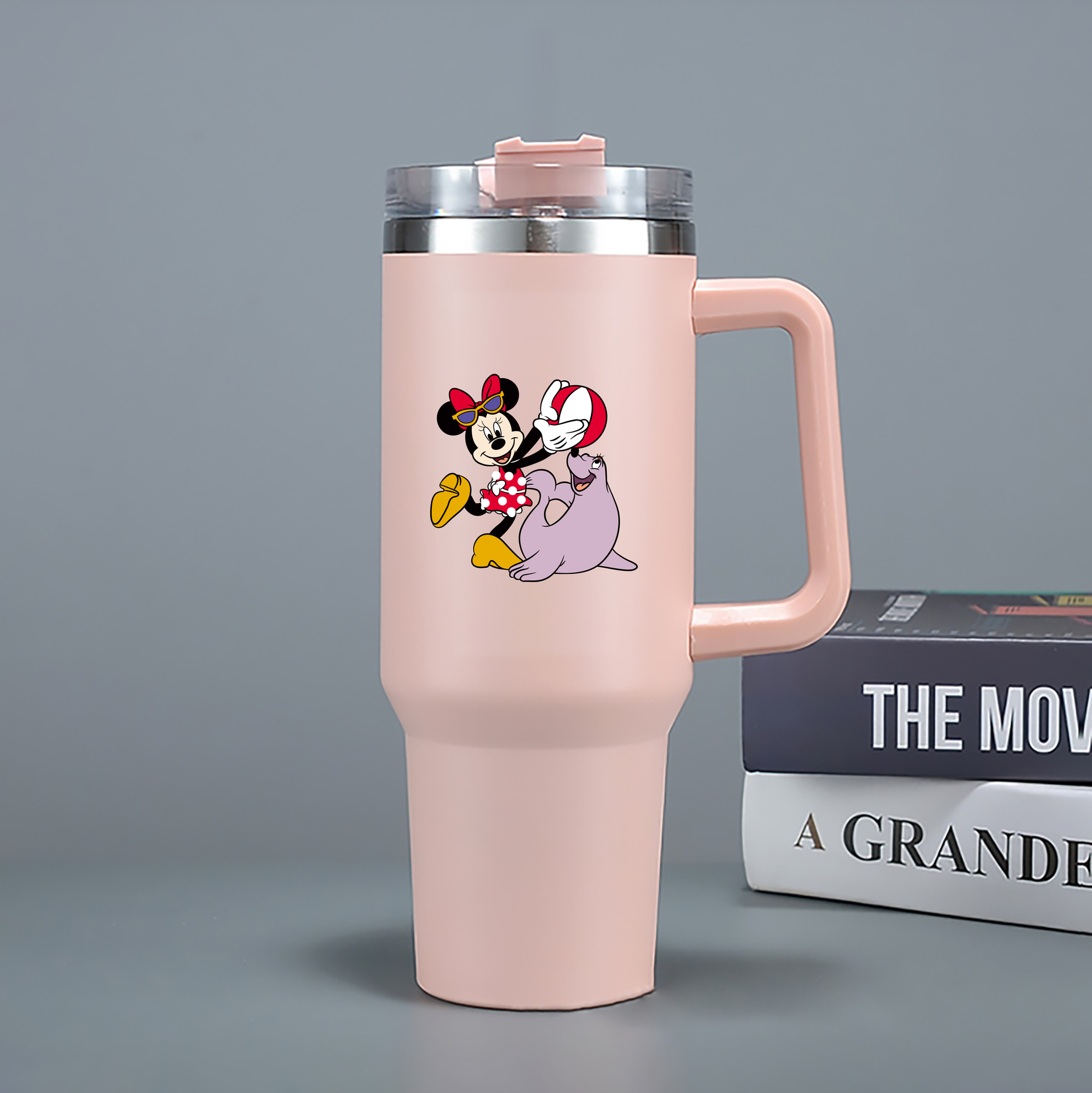 （画像用） ミッキーマウス Mickey Mouse 1200mL車用タンブラー（カラープリント）